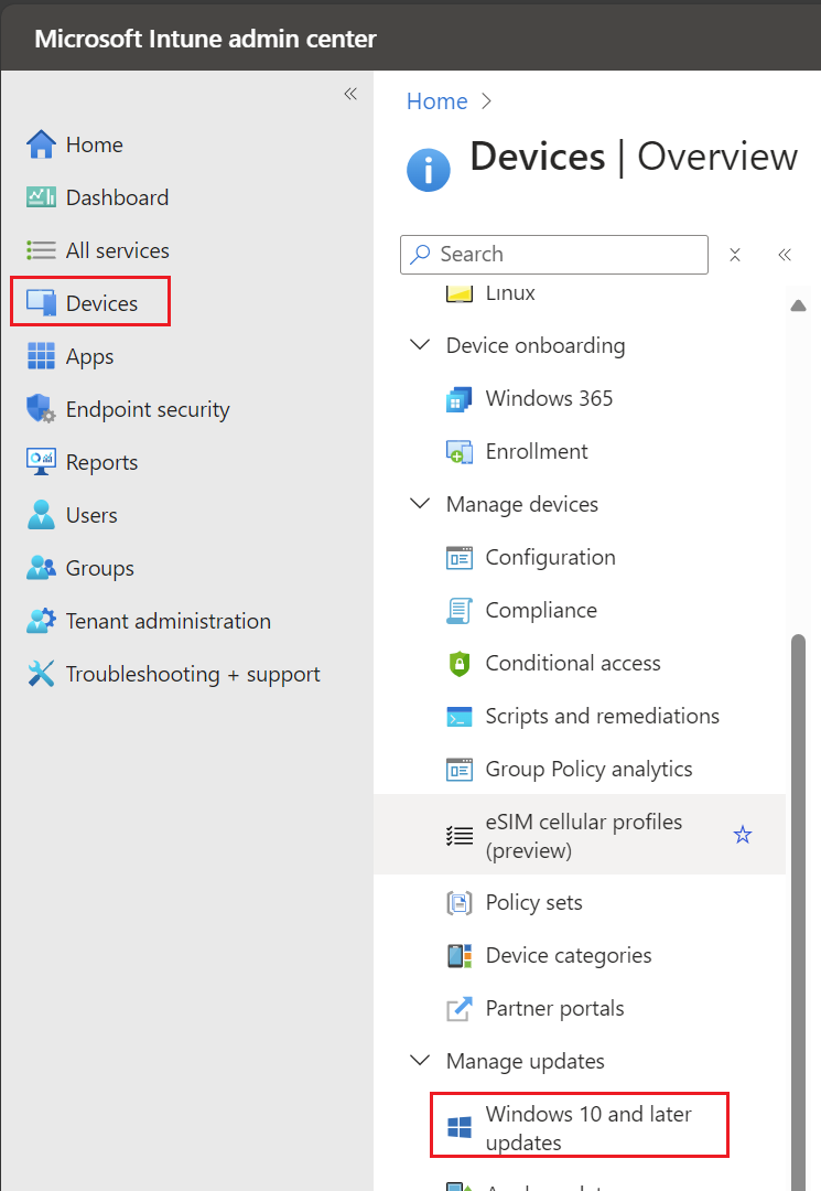 How to deploy Quality updates in Microsoft Intune?